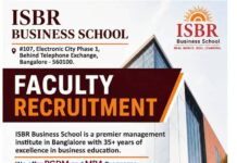 ISBR Business School, Bengaluru- Faculty Jobs 2026
