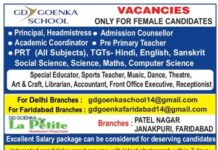 Faculty Jobs at GD Goenka School, Delhi Faculty Jobs at GD Goenka School, Delhi