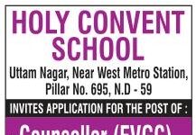 Teaching Jobs at Holy Convent School, Delhi Teaching Jobs at Holy Convent School, Delhi