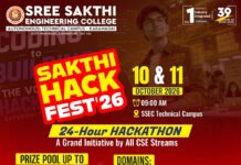 SAKTHI HACKFEST’26 – 24-Hour Hackathon at Sree Sakthi Engineering College, Coimbatore, Tamil Nadu SAKTHI HACKFEST’26 – 24-Hour Hackathon at Sree Sakthi Engineering College, Coimbatore, Tamil Nadu